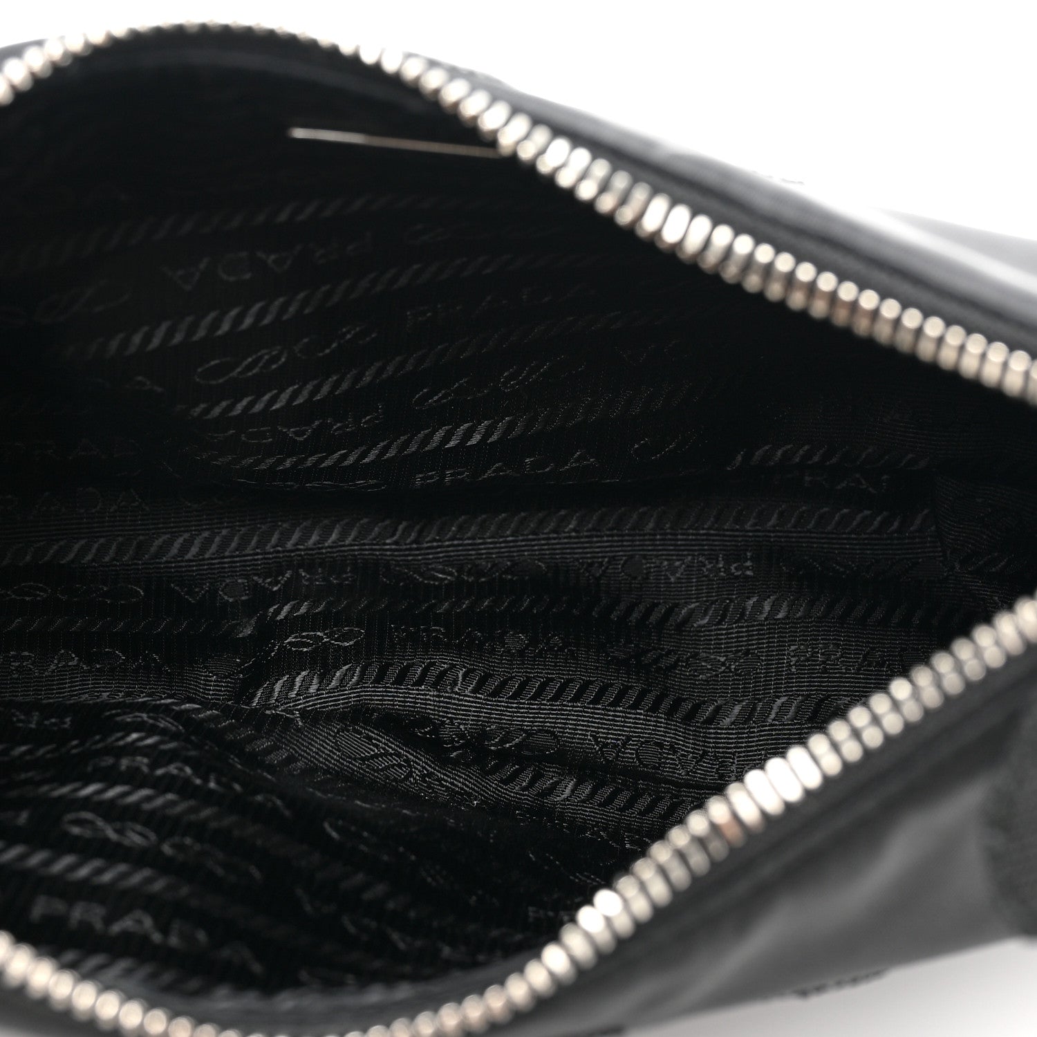 Prada Nylon Sequin Embellished Polka Dot Re-Edition 2005 Shoulder Bag Black 6 of 9