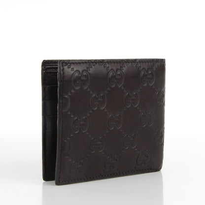 Gucci Guccissima Avel Bi-Fold Wallet Chocolate 3 of 7