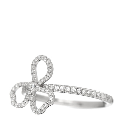 Tiffany Platinum Diamond Small Open Paper Flowers Ring 49 5 3 of 5