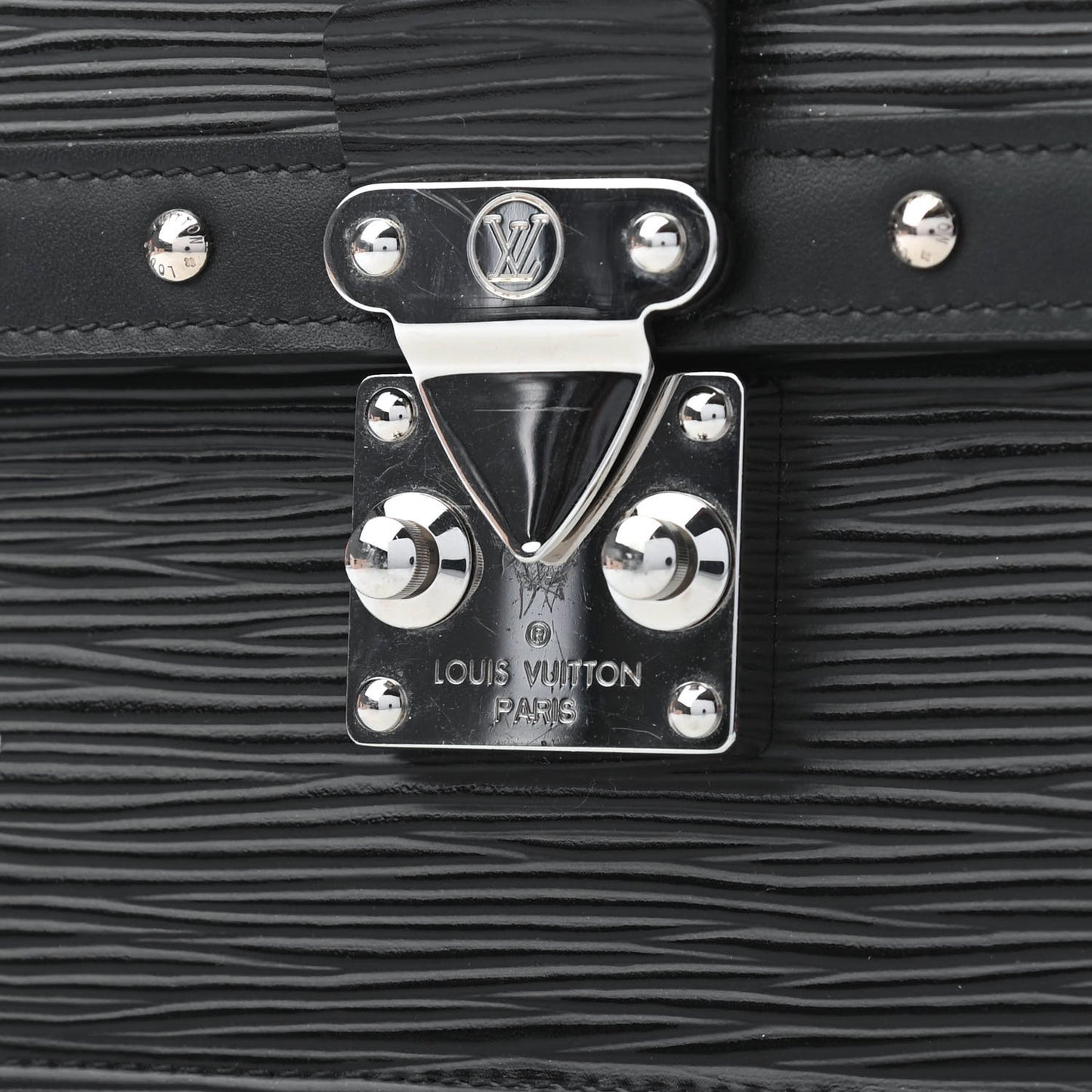 Epi Trunk Chain Wallet Black