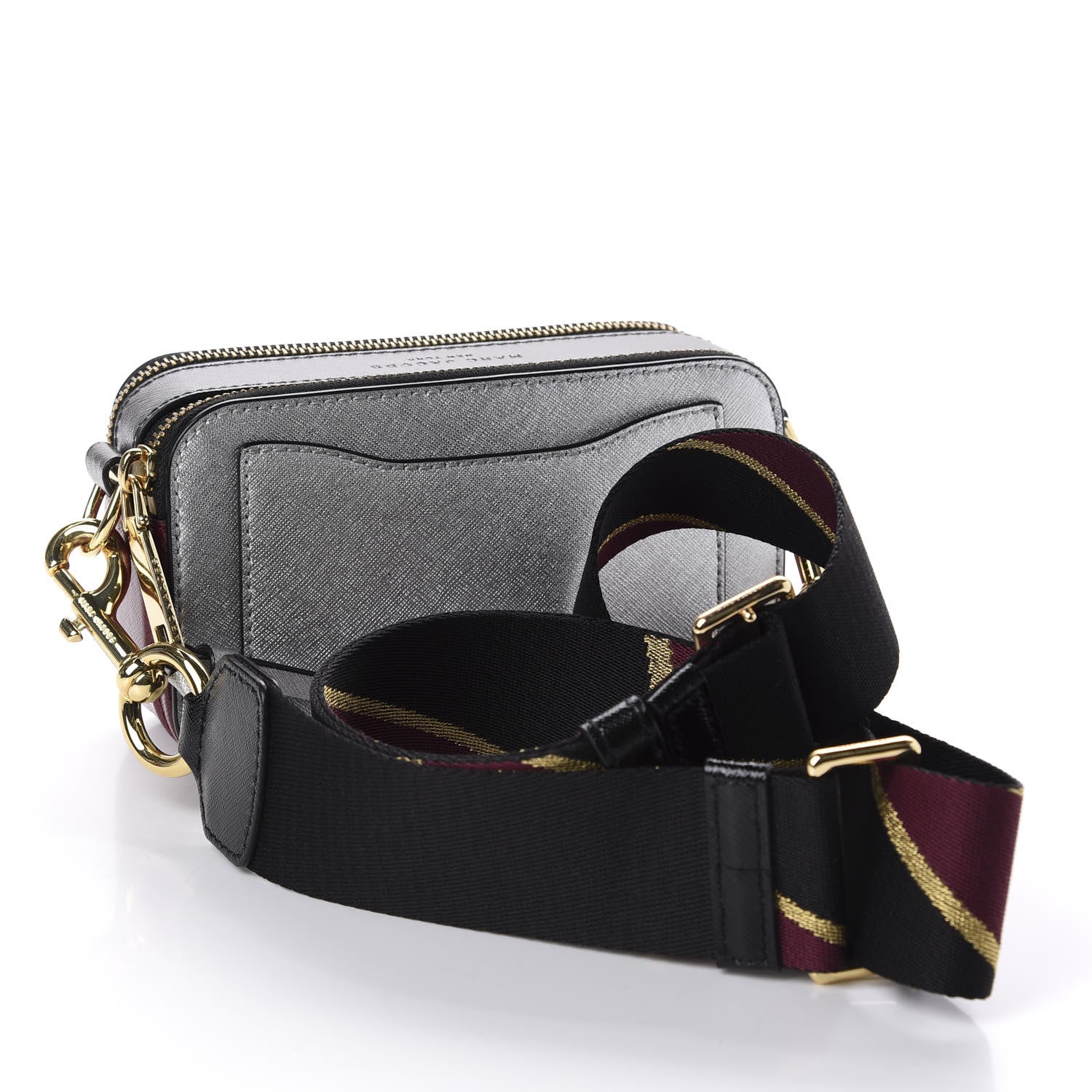 Marc Jacobs Saffino Small Snapshot Camera Bag Silver Multicolor 3 of 10