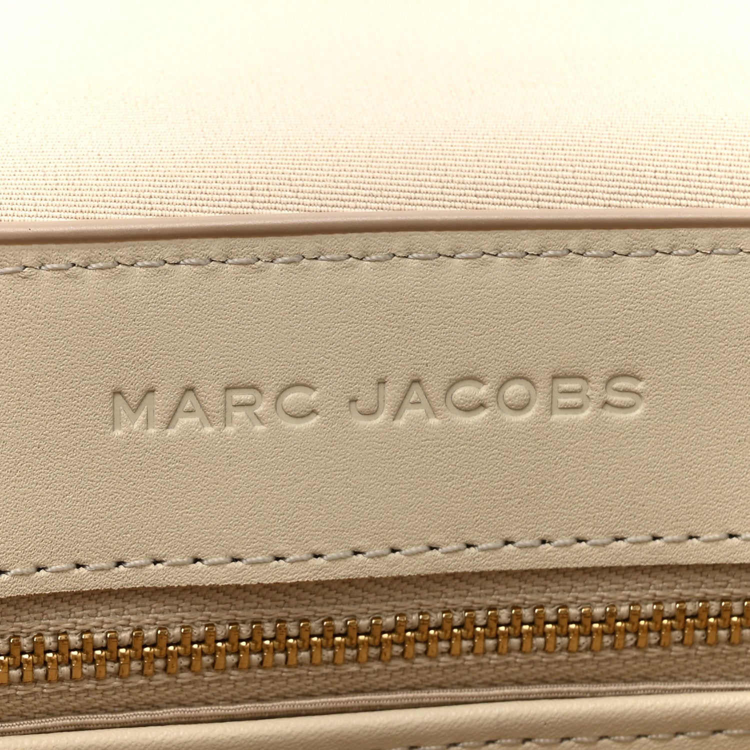 Marc Jacobs Calfskin Large The Covered J Marc Saddle Cloud White 6 of 7