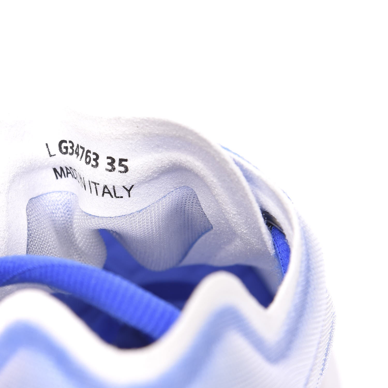 Chanel Lycra Fabric Womens CC Sneakers 35 Blue 7 of 8