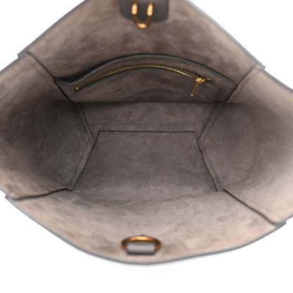 Celine Soft Grained Calfskin Small Sangle Bucket Bag Kohl 5 of 12