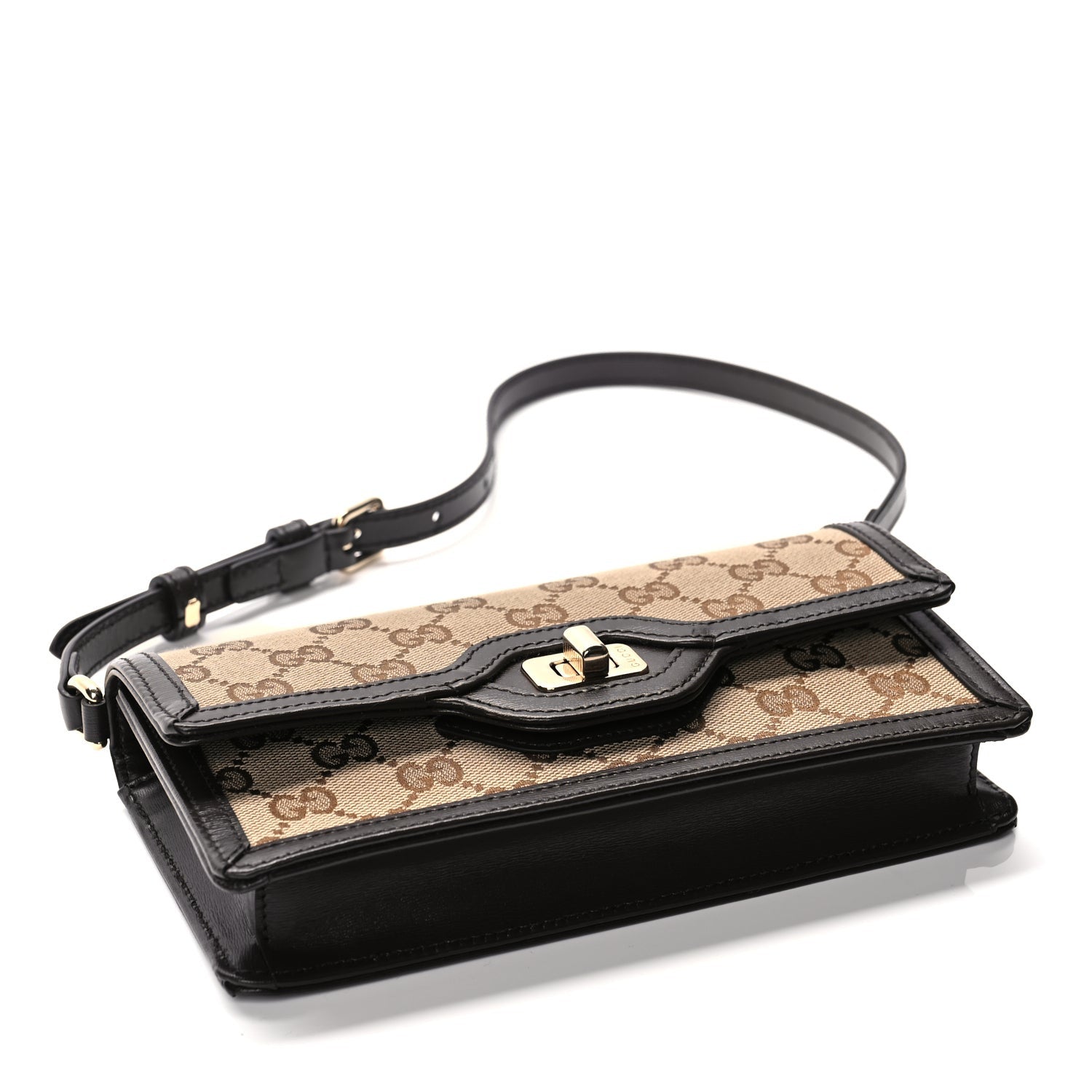 Gucci Monogram Mini Luce Shoulder Bag  Beige Ebony 3 of 8