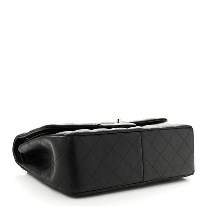 Chanel Lambskin Quilted Jumbo Double Flap Black 4 of 7