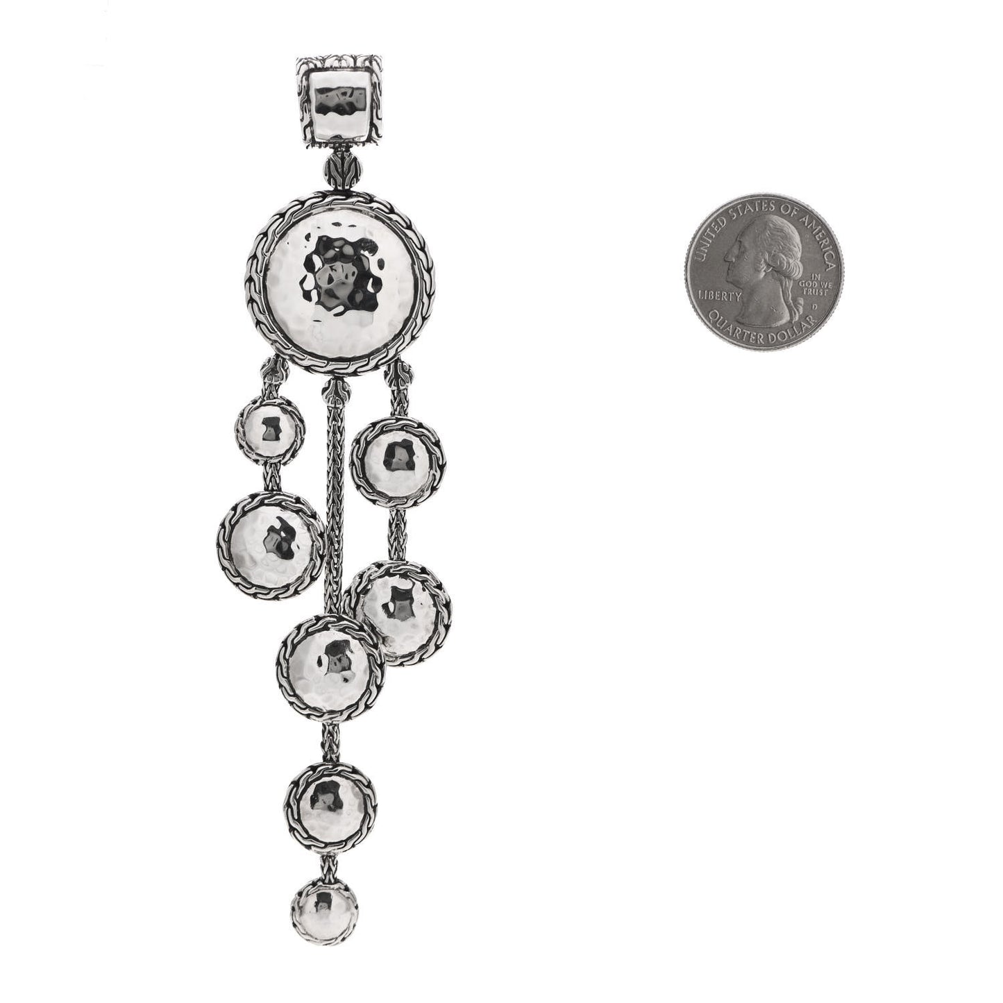 Sterling Silver Palu Hammered Pendant