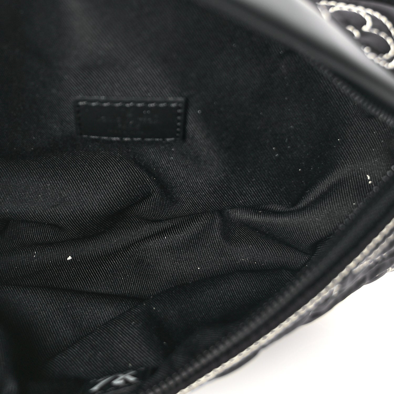 Louis Vuitton Nylon Snow Capsule Embroidered Monogram Bumbag  Black 4 of 8