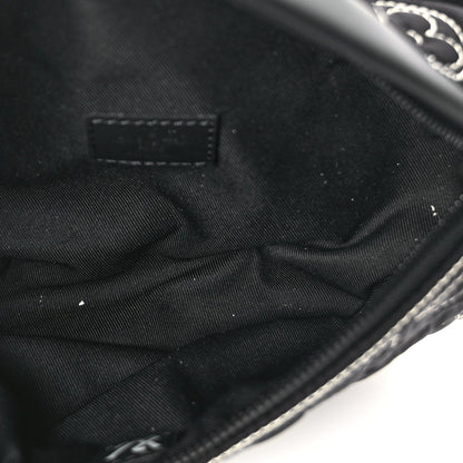 Louis Vuitton Nylon Snow Capsule Embroidered Monogram Bumbag  Black 4 of 8
