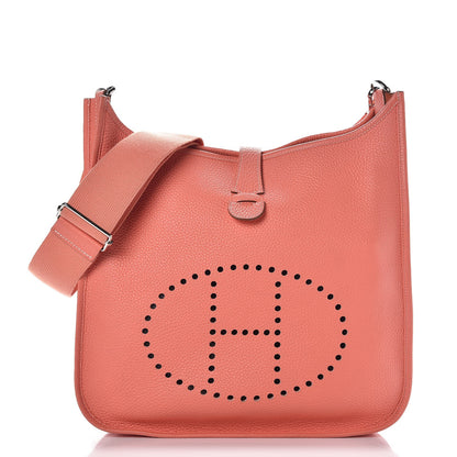 Hermes Taurillon Clemence Evelyne III GM Crevette 1 of 10