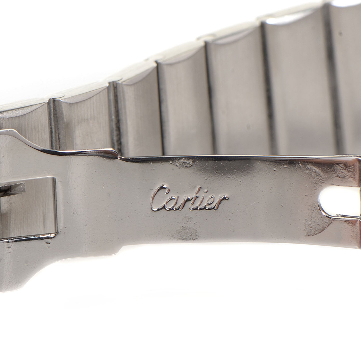 Cartier Stainless Steel 18K Yellow Gold 29mm Santos De Galbee Automatic Watch 6 of 7