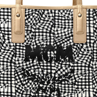 MCM Metallic Visetos Medium Liz Reversible Shopper Tote Gold 11 of 15