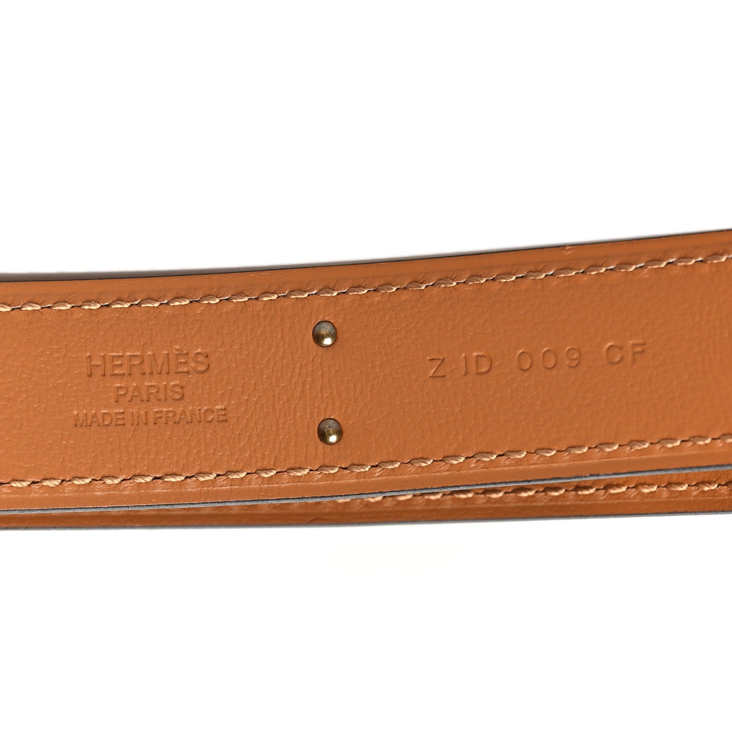 Hermes Madame Calfskin O'Kelly Belt Gold 3 of 3