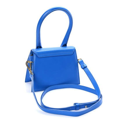 Jacquemus Smooth Calfskin Le Chiquito Moyen Bambino Blue 2 of 8