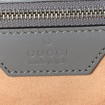 Gucci Calfskin Matelasse Aria Small GG Marmont Shoulder Bag  Deep Grey 5 of 8