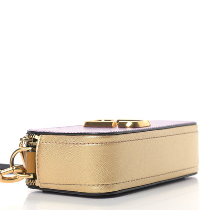 Marc Jacobs Saffino Small Snapshot Camera Bag Purple Gold 4 of 10