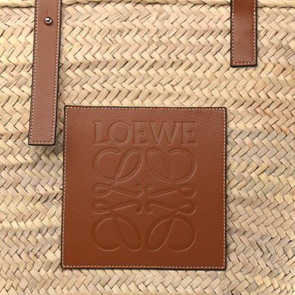 Loewe Raffia Large Basket Tote Bag Natural Tan 8 of 10