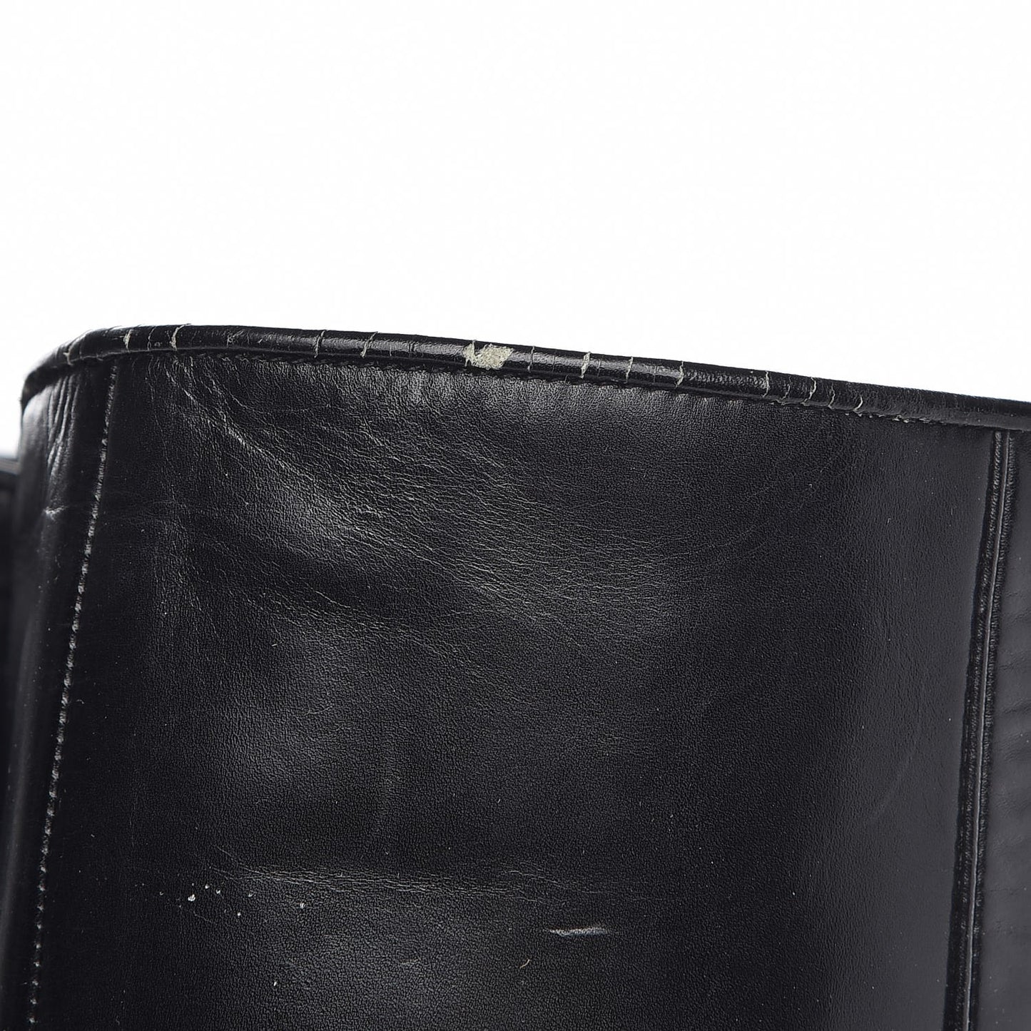 Calfskin Tall Boots 35.5 Black