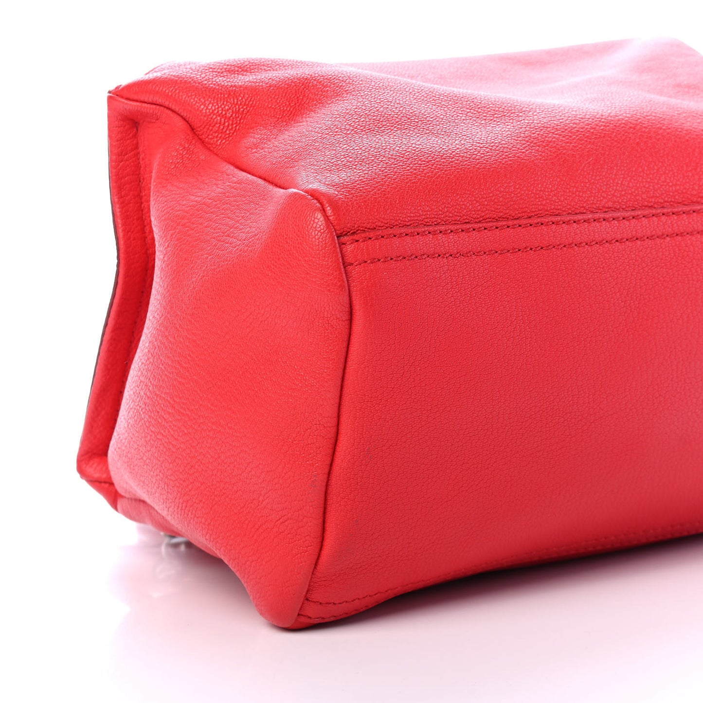 Sugar Goatskin Small Pandora Red