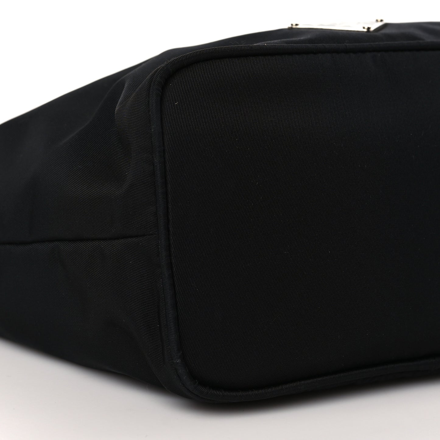 Tessuto Nylon Vitello Hobo Black