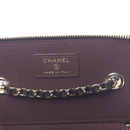 Chanel Lambskin Quilted Small Vanity Case With Chain Black 6 of 11