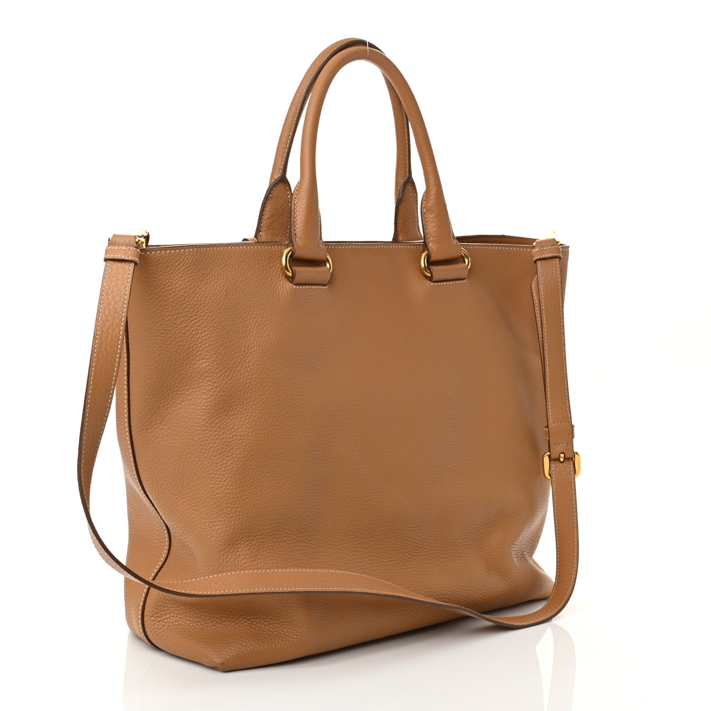 Vitello Daino Shopping Tote Sughero