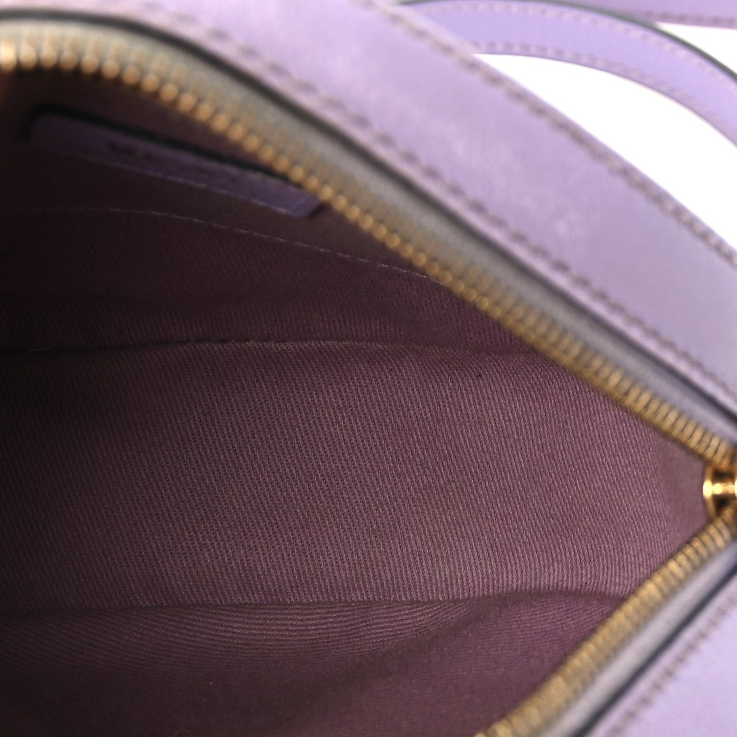 Calfskin La Medusa Round Camera Bag Lilac
