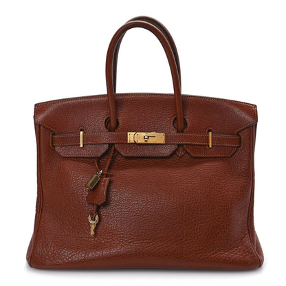 Hermes Buffle Skipper Birkin 35 Noisette 1 of 10