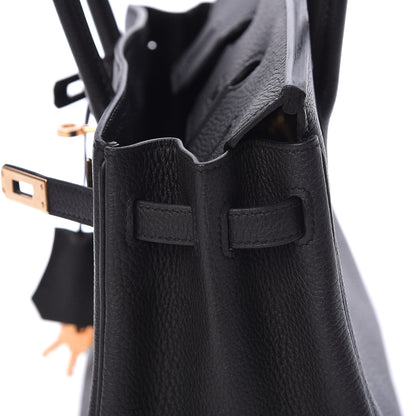 Hermes Togo Birkin 25 Black 21 of 34