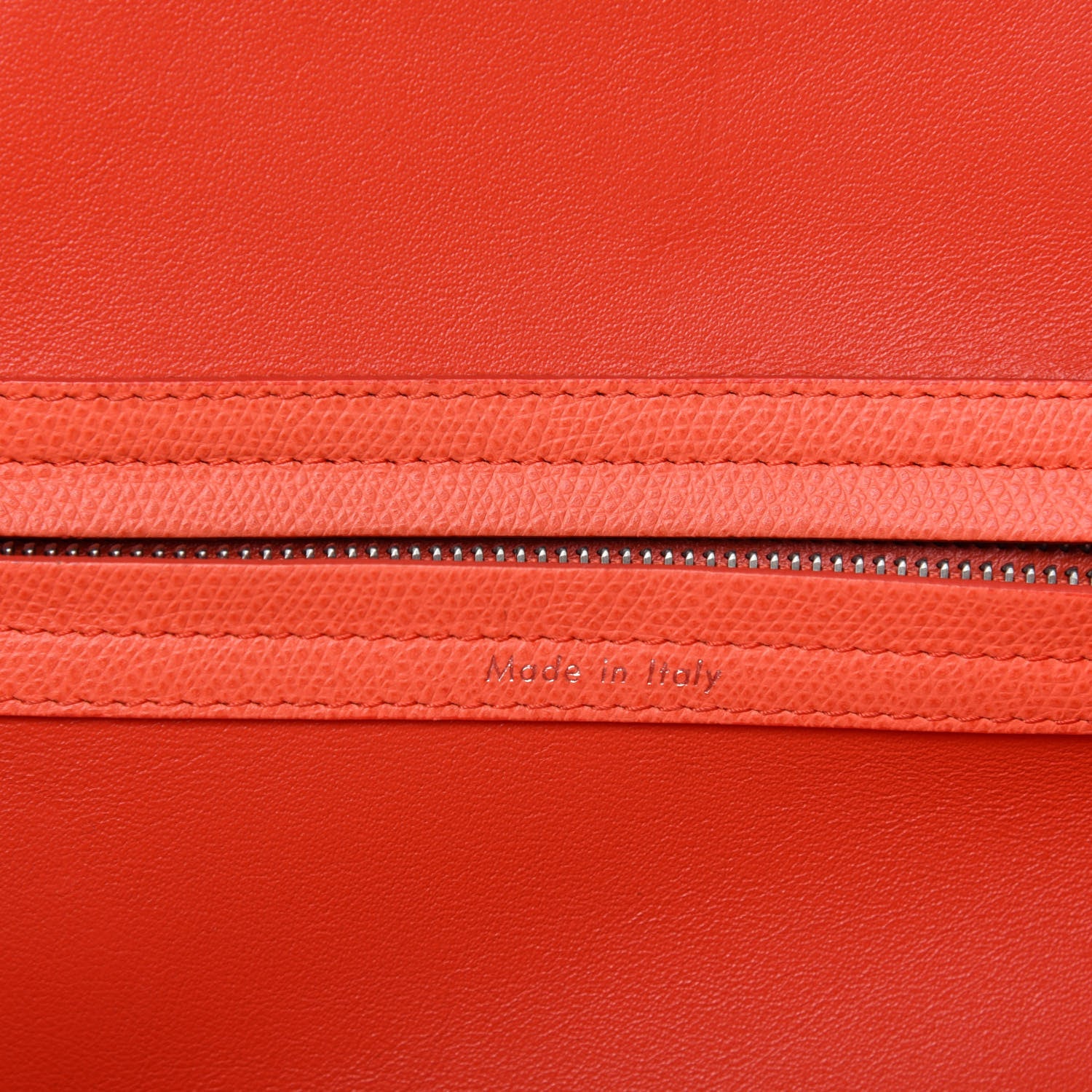 Celine Grained Calfskin Medium Phantom Luggage Coral 10 of 12