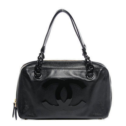 Chanel Caviar CC Bowler Black 1 of 7