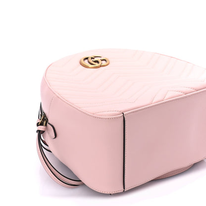 Gucci Calfskin Matelasse GG Marmont Backpack Porcelain Rose 7 of 8