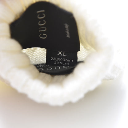 Gucci Wool Web Gloves XL White 4 of 4