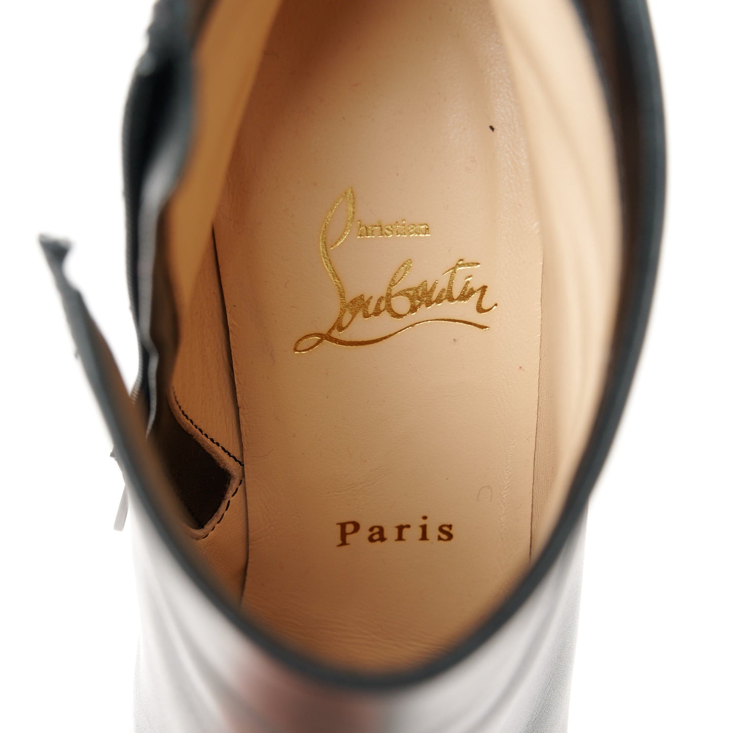 Smooth Calfskin Suzi Folk 85 Ankle Boots 36.5 Black