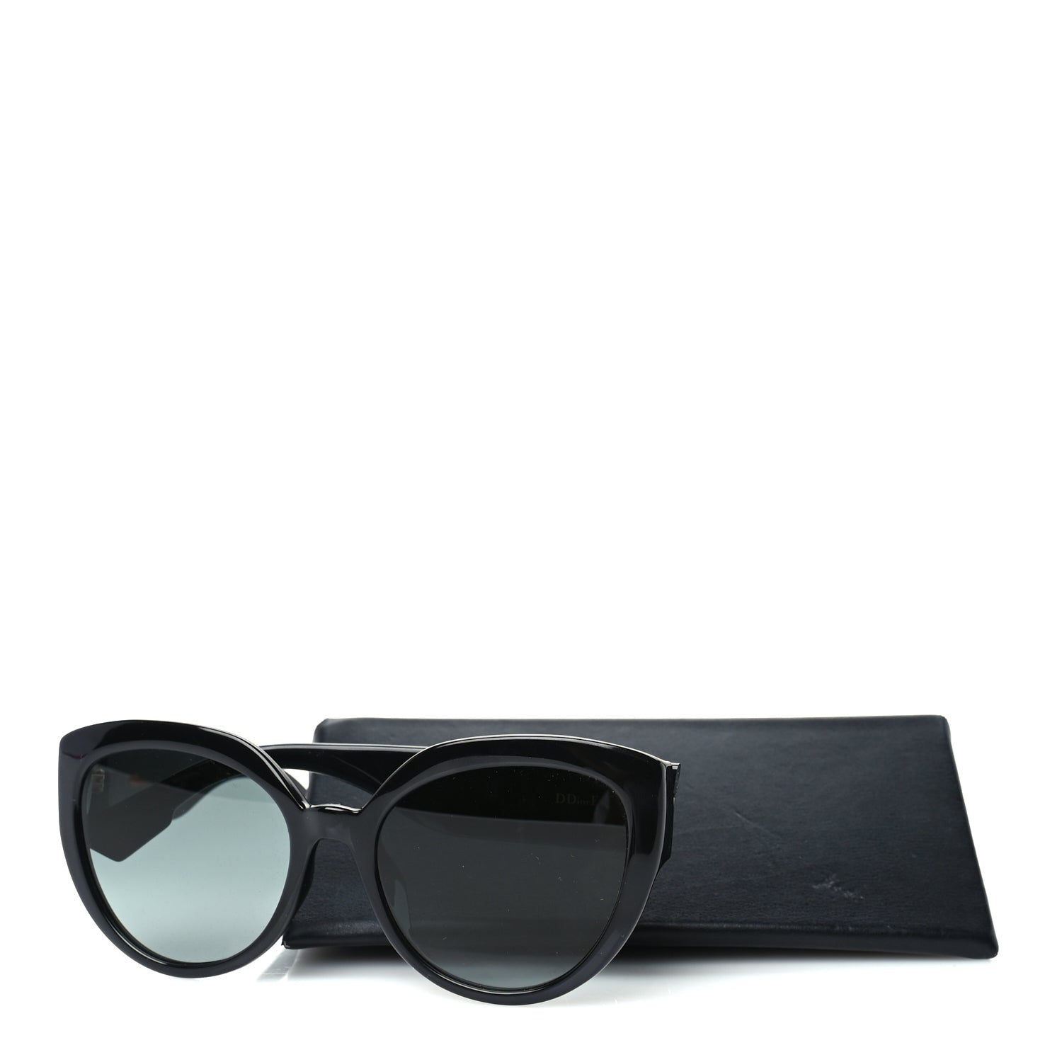 Christian Dior Acetate DDiorF Cat Eye Sunglasses Black 7 of 7