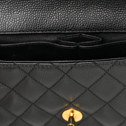 Chanel Caviar Quilted East West Flap Black 12 of 13
