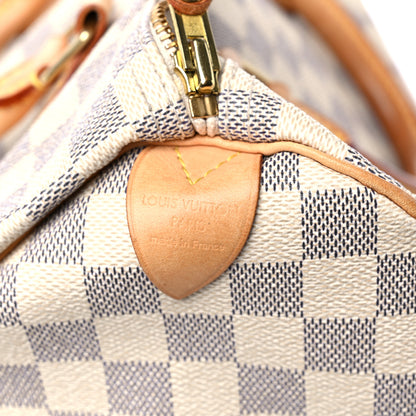Louis Vuitton Damier Azur Speedy 30 6 of 21