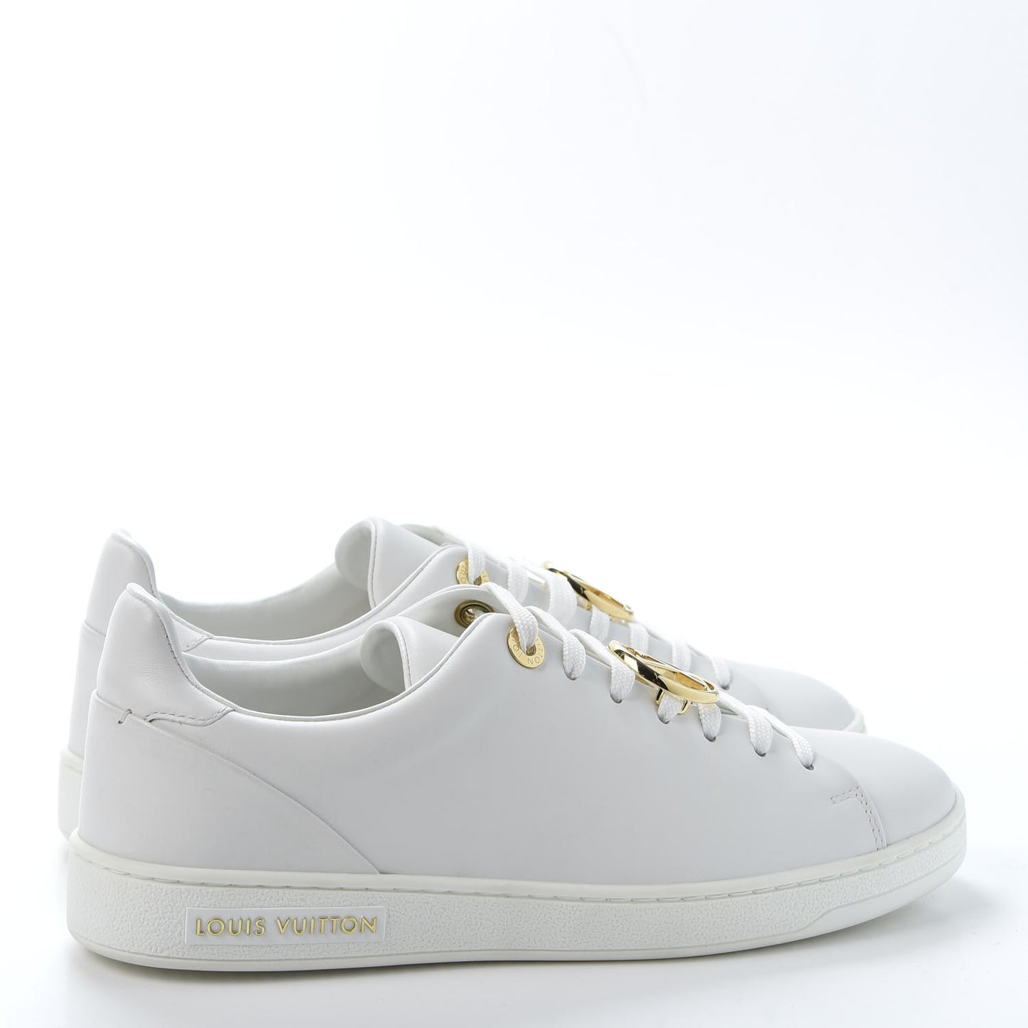 Calfskin Frontrow Sneakers 38 White