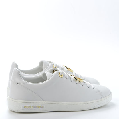 Louis Vuitton Calfskin Frontrow Sneakers 38 White 4 of 11