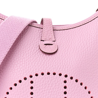 Hermes Taurillon Clemence Evelyne TPM Mauve Sylvestre 7 of 7