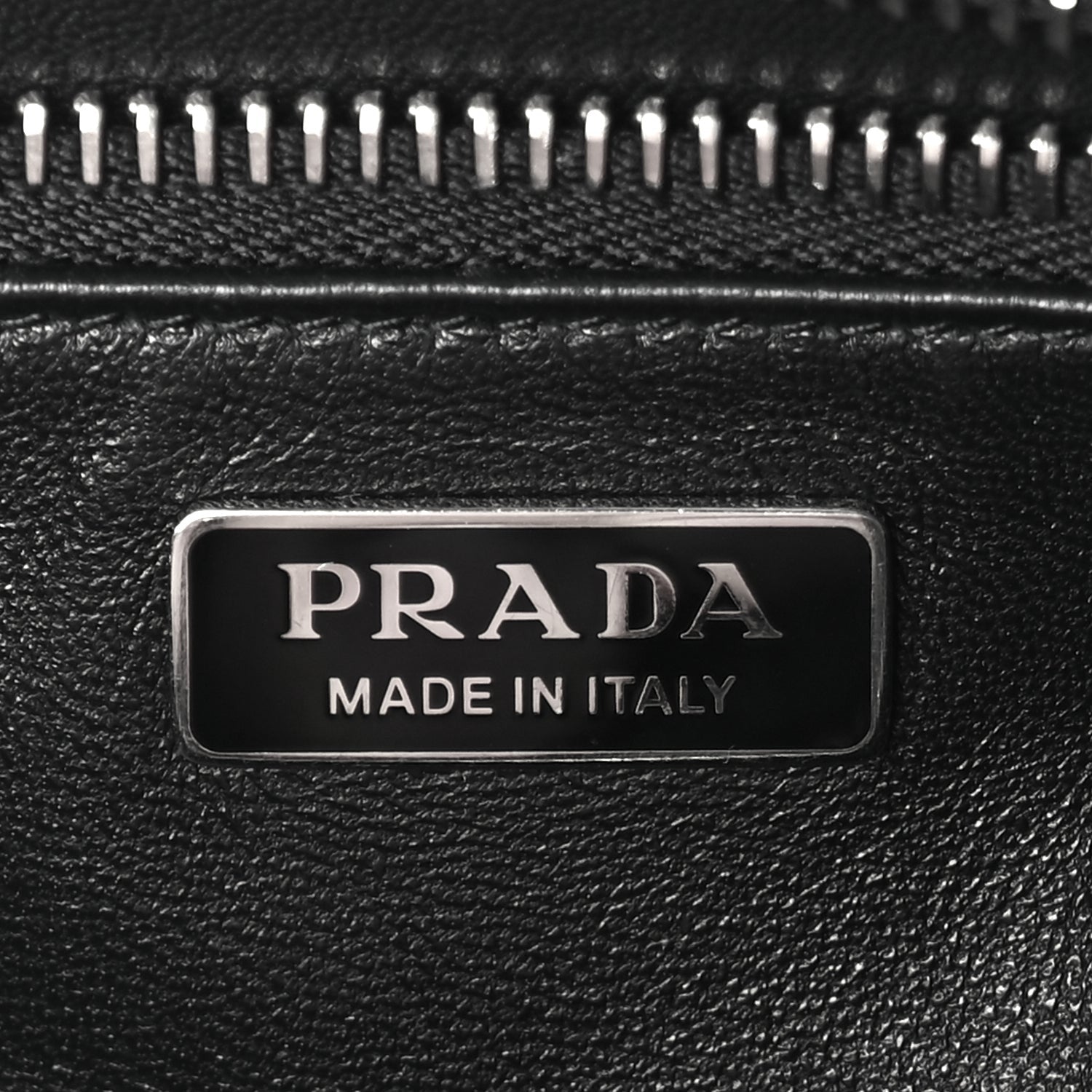 Prada Nappa Antique Re-Edition 2002 Barrel Shoulder Bag  Black 5 of 8