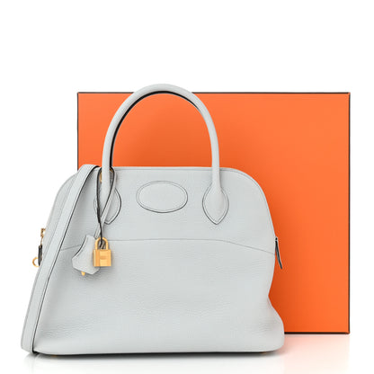 Hermes Taurillon Clemence Bolide 31 Bleu Pale 11 of 11