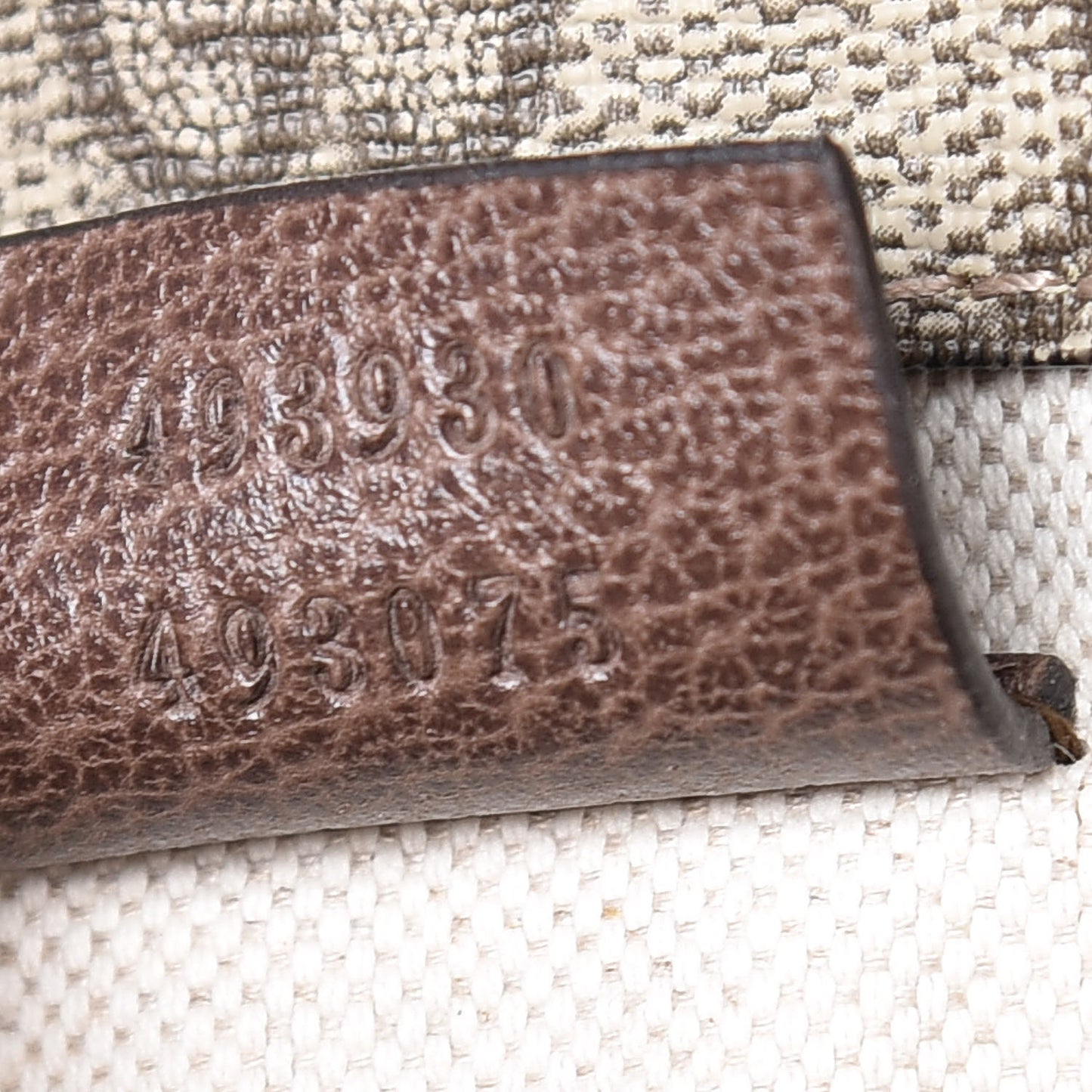 GG Supreme Monogram Neo Vintage Web Belt Bag Brown