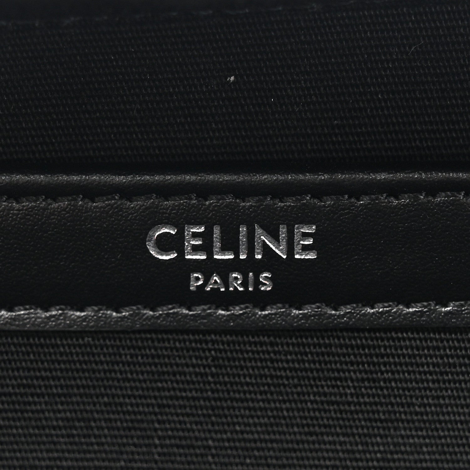 Celine Triomphe Canvas Top Handle Messenger Box Black 6 of 11