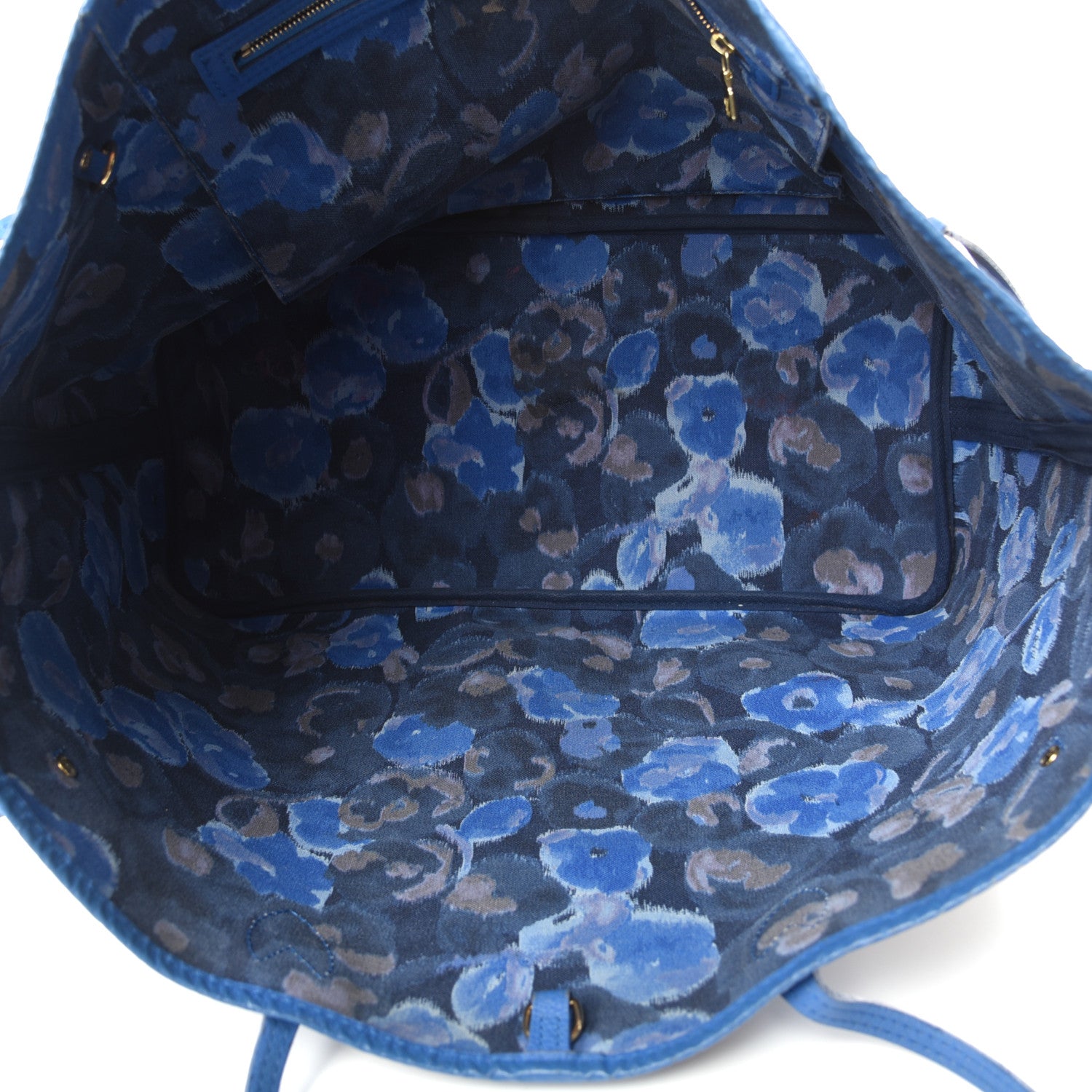 Louis Vuitton Monogram Articles de Voyage Ikat Neverfull GM Grand Blue 5 of 9