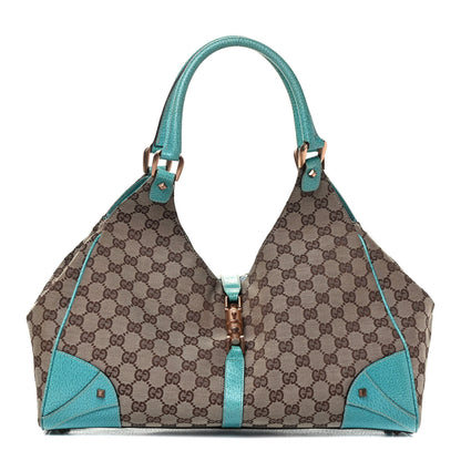 Gucci Monogram Bardot Turquoise 1 of 6
