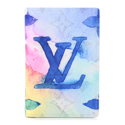 Louis Vuitton Monogram Watercolor Pocket Organizer NM Multicolor 1 of 7