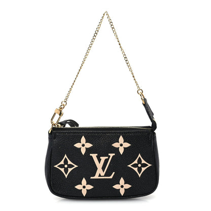 Louis Vuitton Empreinte Monogram Giant Mini Pochette Accessories  Black 1 of 8