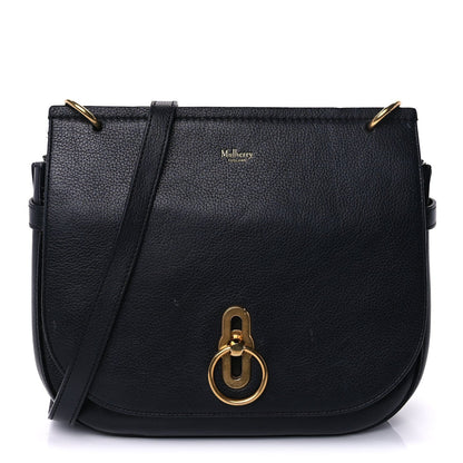 Mulberry Small Classic Grain Calfskin Small Amberley Satchel  Black 1 of 7