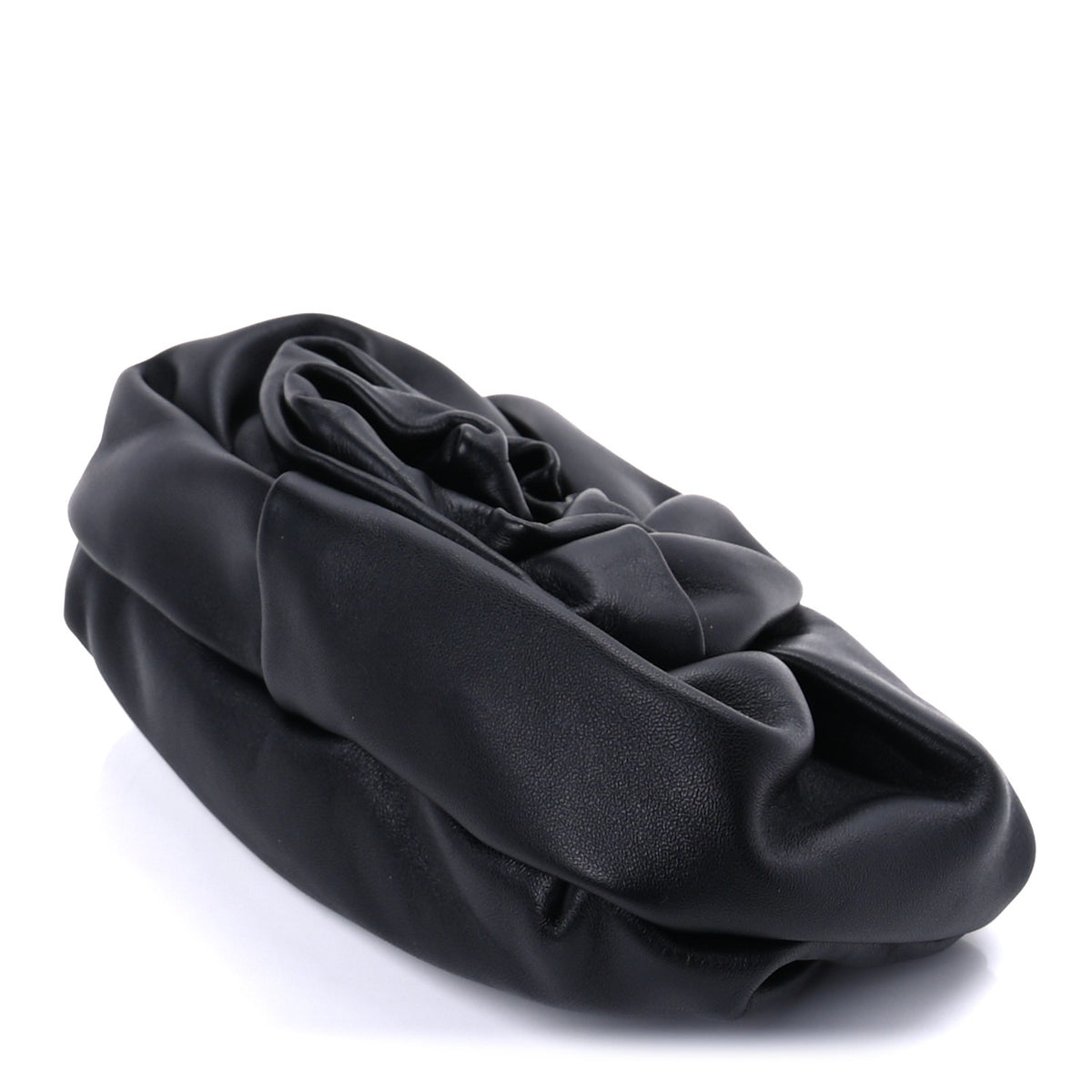 Burberry Smooth Calfskin Rose Clutch Black 7 of 7